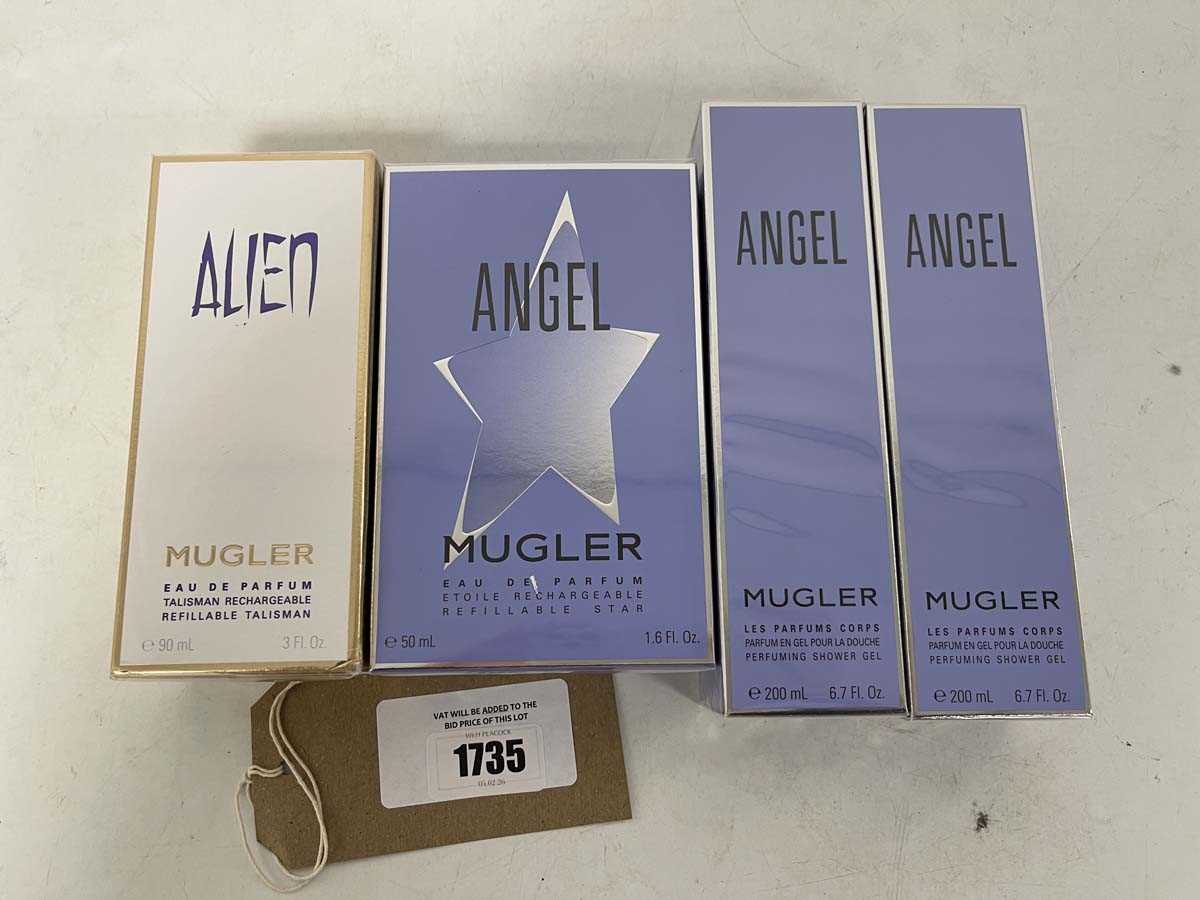 Lot 1735 - Mugler alien 90ml perfume & angel 50ml perfume...