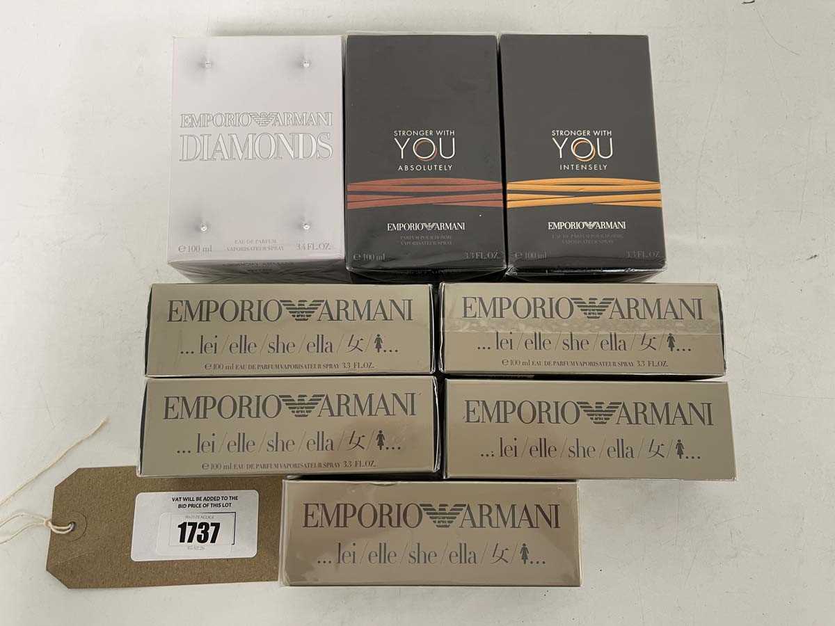 Lot 1737 - 8x Various Armani perfumes