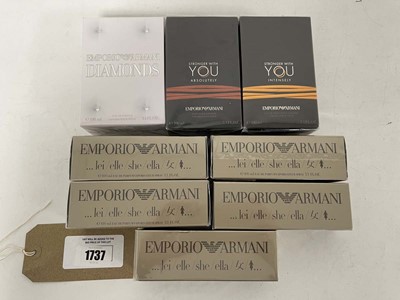 Lot 1737 - 8x Various Armani perfumes