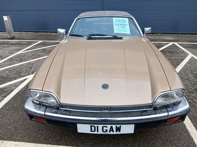 Lot (D1 GAW) 1986 Jaguar XJSC V12 HE 2-door sports...