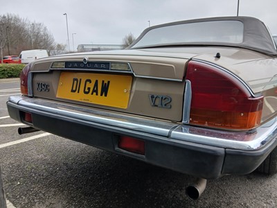 Lot (D1 GAW) 1986 Jaguar XJSC V12 HE 2-door sports...