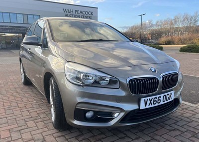Lot (VX66 OGK) 2016 BMW 218d Luxury Nav Step Auto...