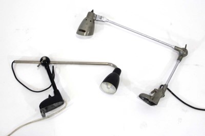 Lot 232 - A Pfaff machinist's desk-mounted adjustable...