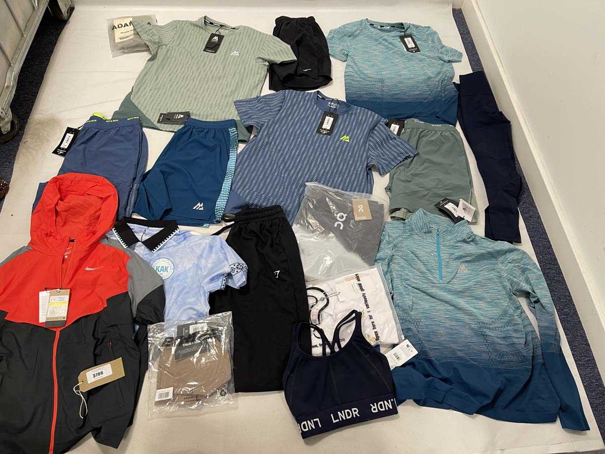 Lot Selection of sportswear to include Nike, On...