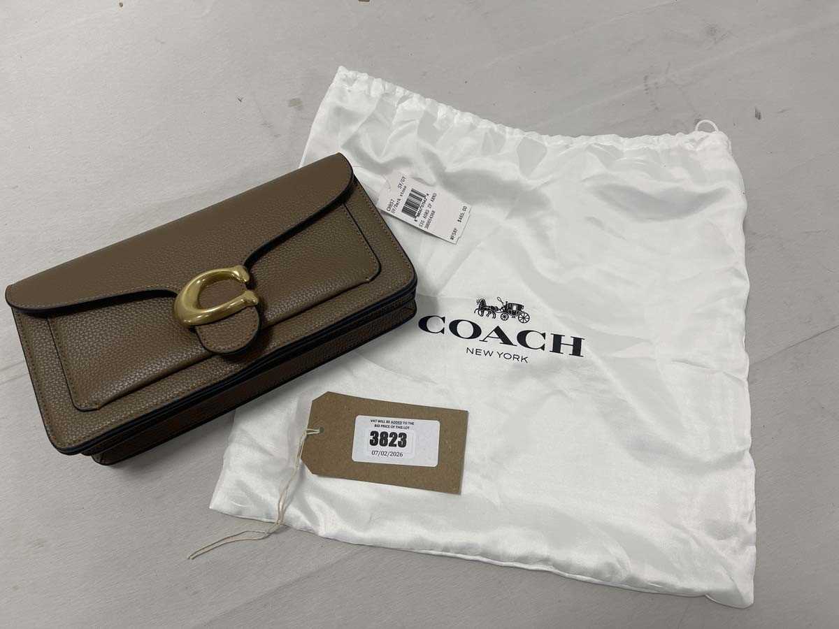 Lot Coach New York tabby bag in dark stone with...