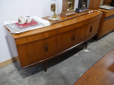 Lot 1008 - Mid century teak sideboard by Elliots Of...