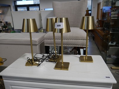Lot 1049 - 4 touch lamps