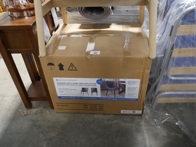 Lot 1085 - Boxed pair of Bentley Designs diamond stitch...