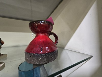 Lot 332 - A Danish 1970's studio pottery nordic art jug...