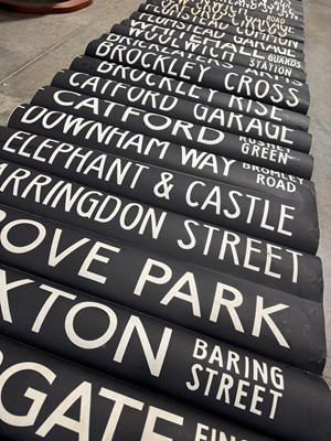 Lot 1301 - 2 linen backed continuous banners of...