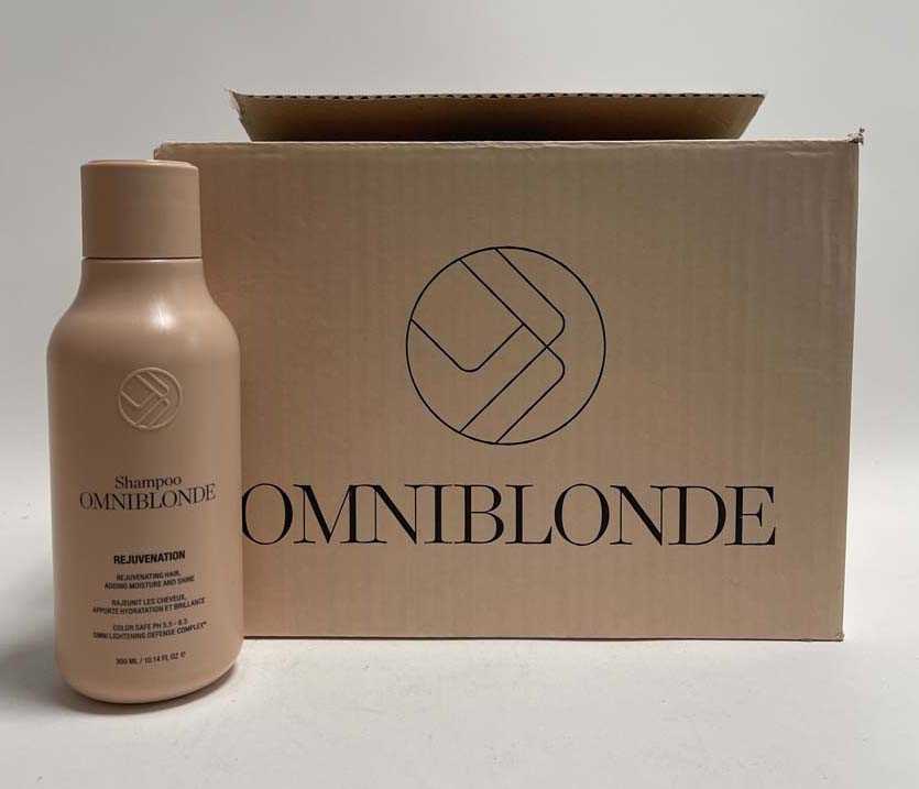 Lot 12x OMNIBLONDE Rejuvenation Shampoo 300ml, boxed