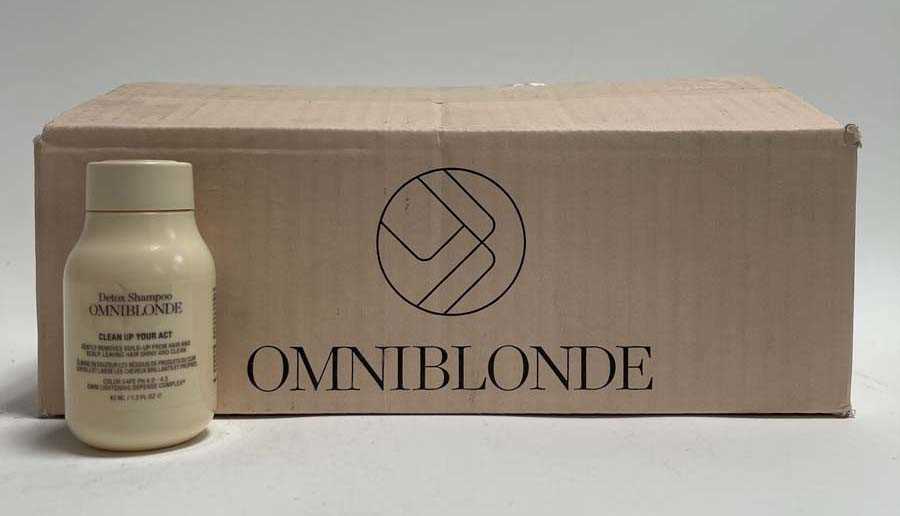 Lot 24x OMNIBLONDE Clean Up Your Act Shampoo 40ml,...