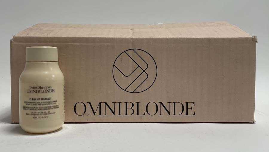 Lot 24x OMNIBLONDE Clean Up Your Act Shampoo 40ml,...