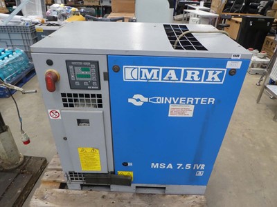Lot 4400 - Mark MSA 7.5 IVR variable speed industrial air...