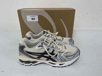 Lot Asics UK8 gel-kayano 14 trainers in cream - boxed