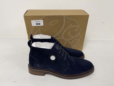 Lot Pretty Green UK10 handley boots in navy - boxed