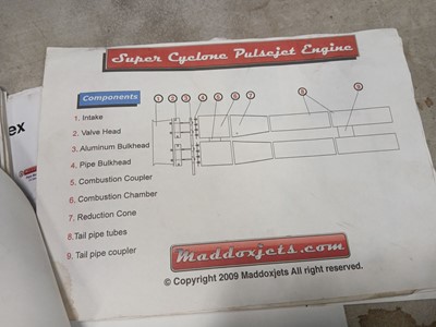Lot 4537 - Maddox Jet Super Syclone pulse jet engine with...