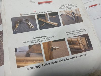 Lot 4537 - Maddox Jet Super Syclone pulse jet engine with...