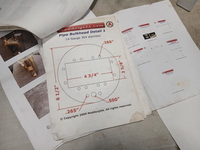 Lot 4537 - Maddox Jet Super Syclone pulse jet engine with...