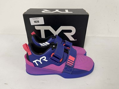 Lot TYR UK6 L-2 lifter trainers in purple - boxed