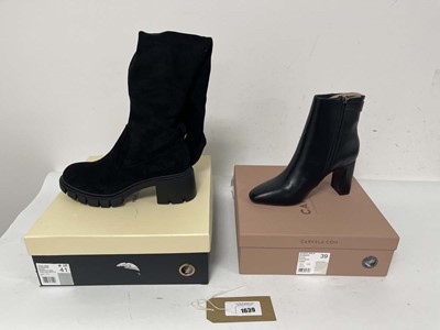 Lot 2x Boxed pairs of Carvela / Kurt Geiger boots...