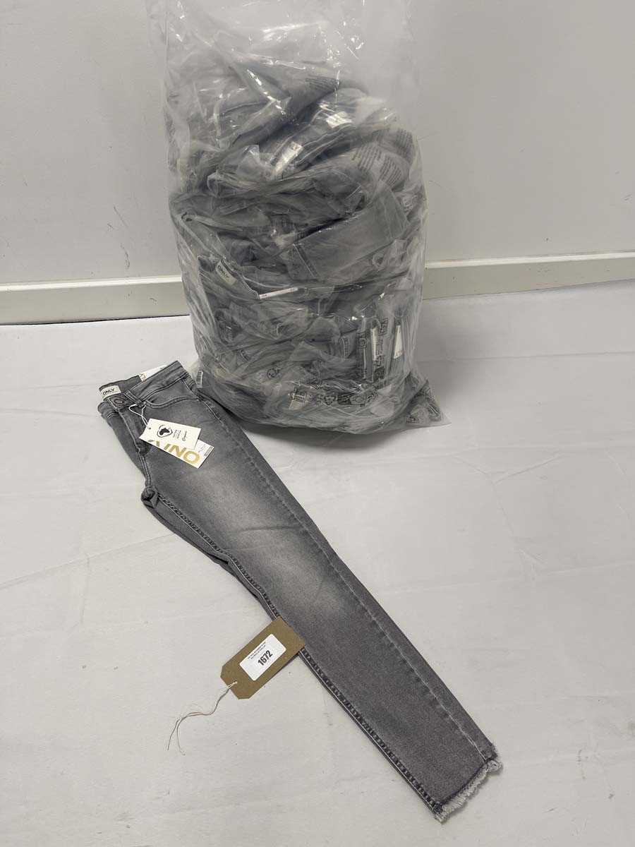 Lot Large quantity of Only jeans in grey