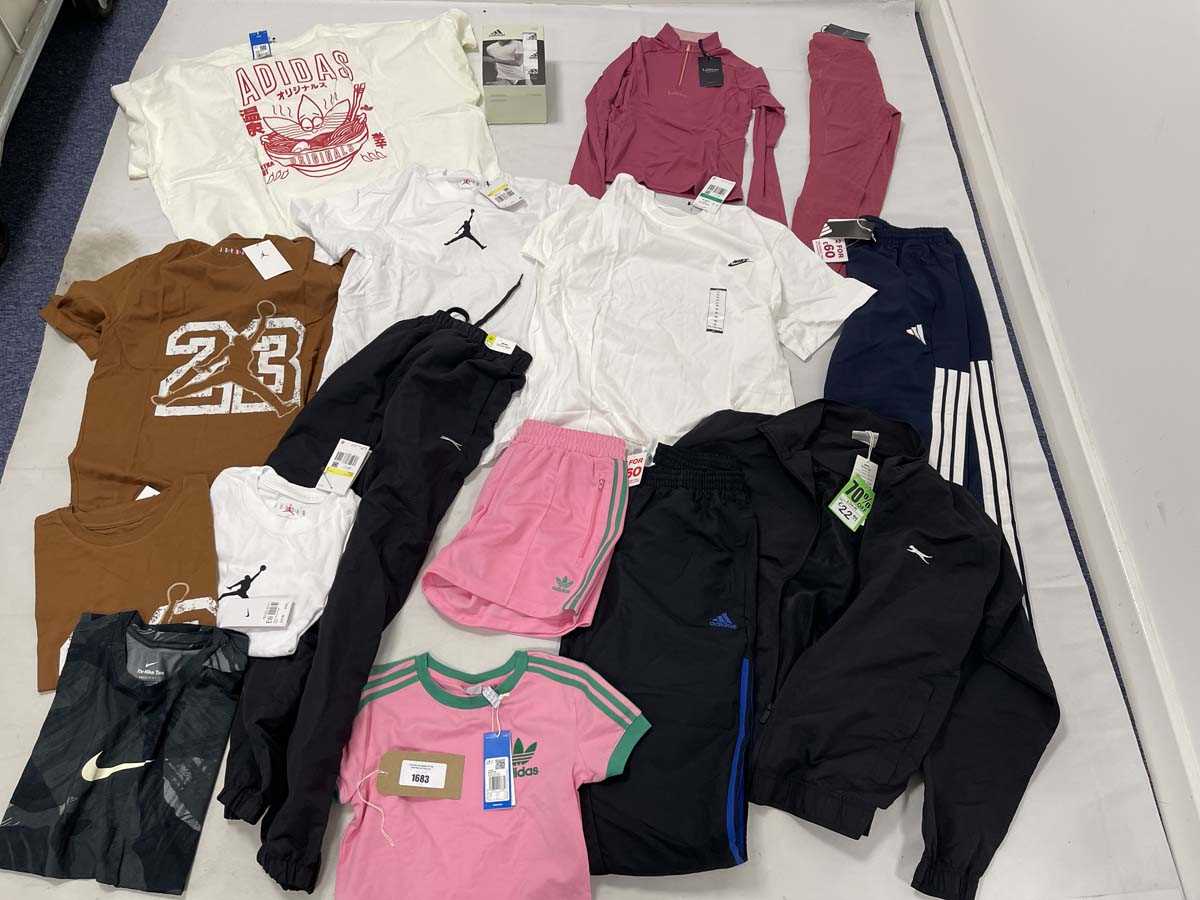 Lot Selection of sportswear to include Adidas,...