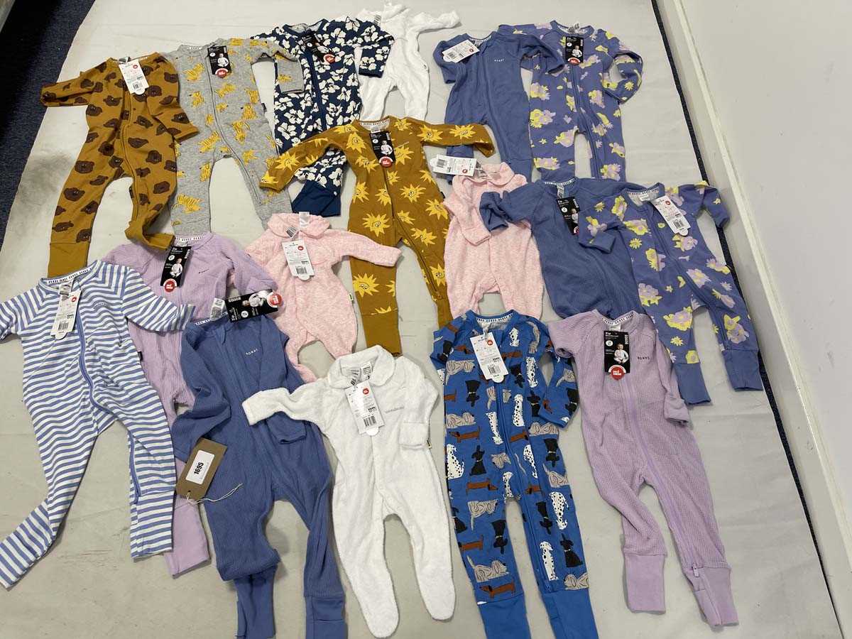 Lot Selection of various Bonds baby wondersuits