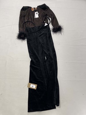 Lot Nadine Merabi black sequin bodice jumpsuit...