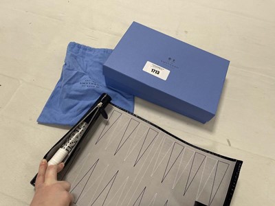 Lot Smythson Bond Street panama leather backgammon...