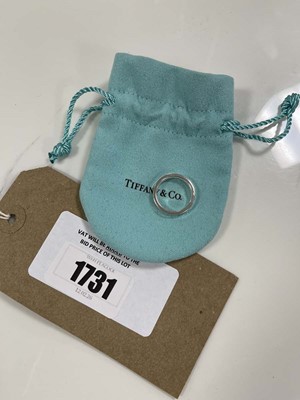 Lot Tiffany & Co 1837 ring in 925 silver with dust...