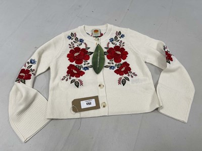 Lot Farm Rio cream flowers embroidered knit...