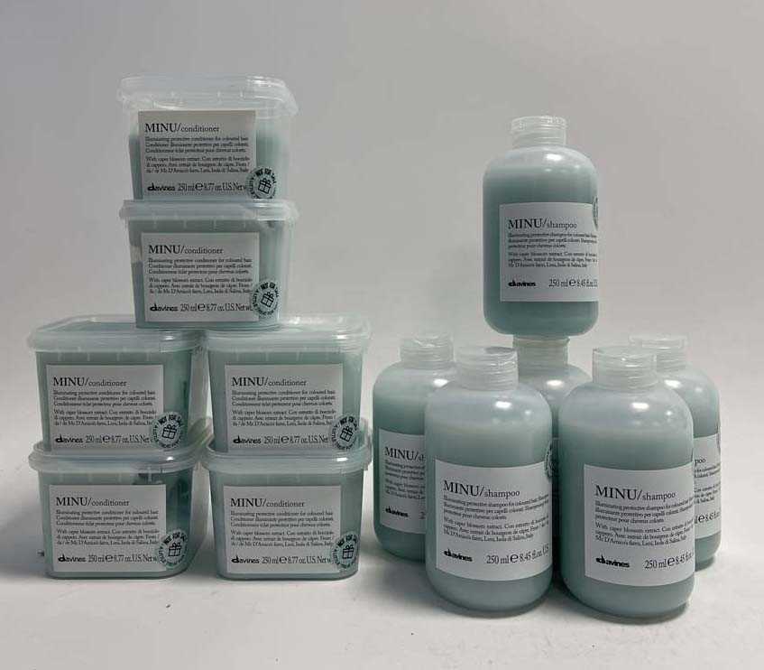 Lot 6x Minu Shampoo 250ml with 6x Minu Conditioner...