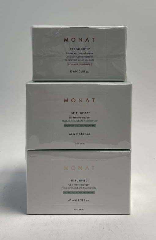Lot 2x Monat Be Purified Oil Free Moisturizer 45ml...
