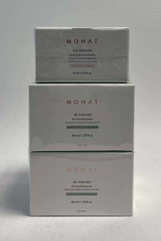 Lot 2x Monat Be Purified Oil Free Moisturizer 45ml...