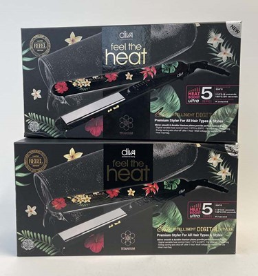 Lot 2x Diva Feel The Heat Hair Straighteners