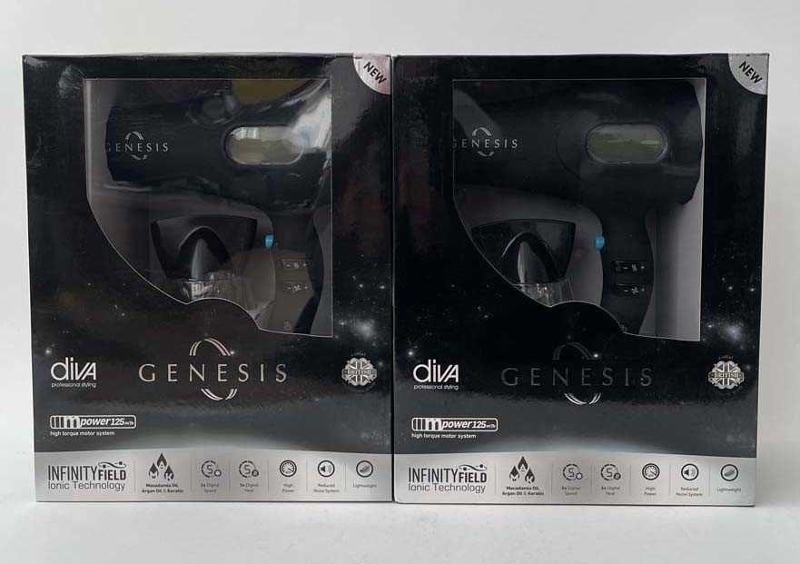 Lot 2x Diva Genesis Hair Dryer