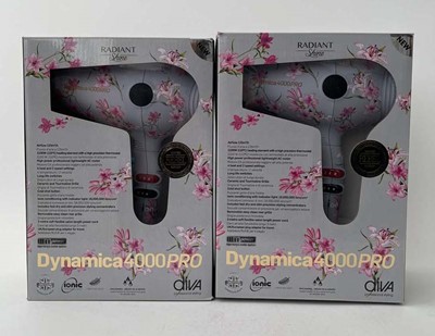 Lot 2x Diva Radiant Shine Dynamica 4000PRO Hair Dryer