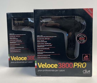 Lot 2x Diva Veloce 3800PRO Hair Dryer