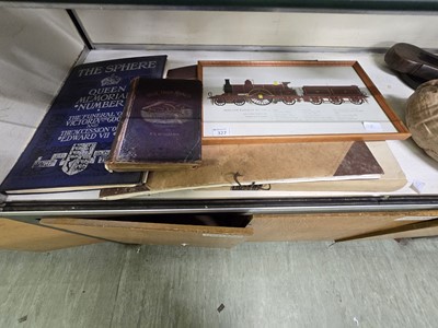 Lot 327 - An assortment of ephemera to include a copy of...