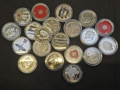 Lot 405 - A bag containing twenty £5 collectors coins