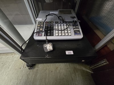 Lot 390 - Casio shop till with cash drawer