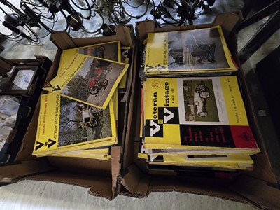 Lot 441 - Two trays of 'Veteran Vintage' motoring...