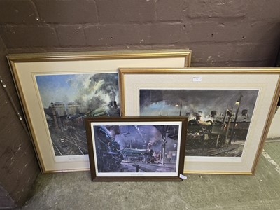 Lot 5 - 4 framed and glazed Terence Cuneo prints...