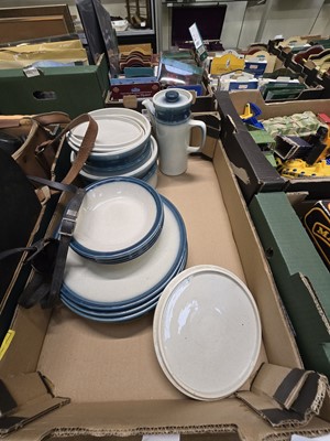 Lot 466 - A tray of Wedgwood 'Blue Pacific' tableware to...
