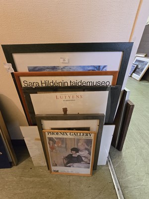 Lot 15 - Collection of 7 framed and glazed prints...