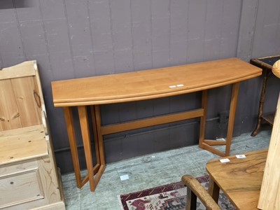 Lot 58 - A modern  fold out console table