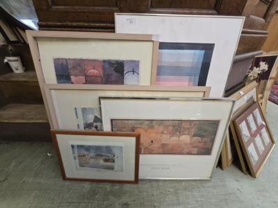 Lot 21 - 5 framed and glazed Paul Klee prints