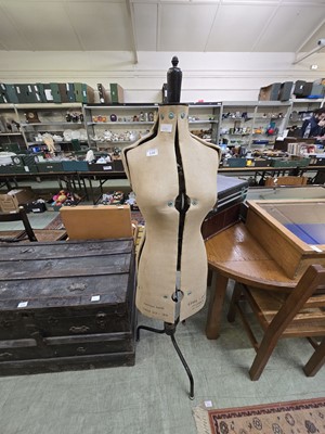 Lot 120 - A British made Pioneer tailor's mannequin on...