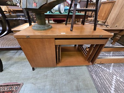 Lot 139 - A Macintosh fold out table with pull down flap...